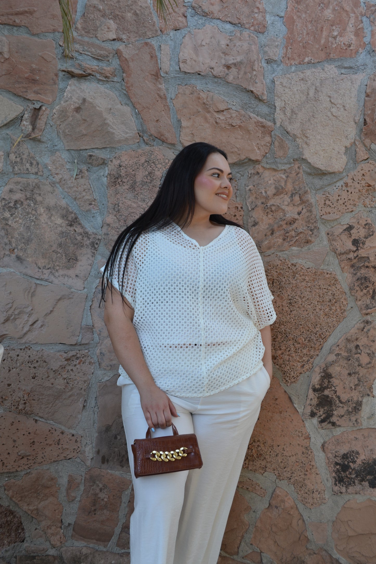 Set De Blusa y Pantalón Tejido
