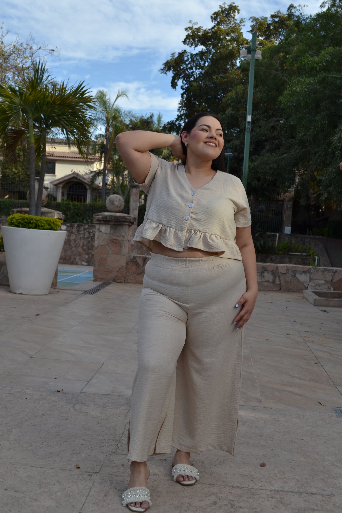 Set De Top y Pantalon