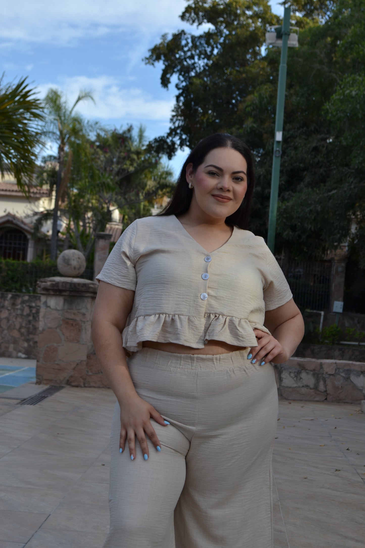 Set De Top y Pantalon