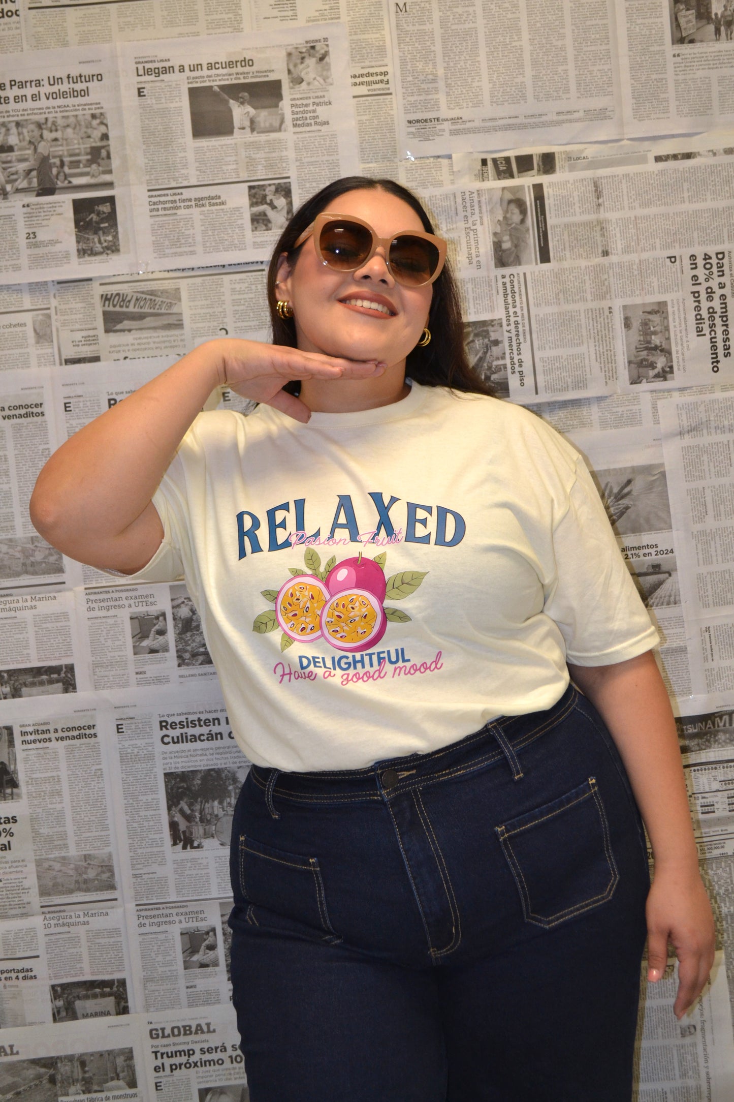 Camiseta Estampada Relaxed