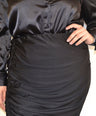 Blusa Camisera en Satin
