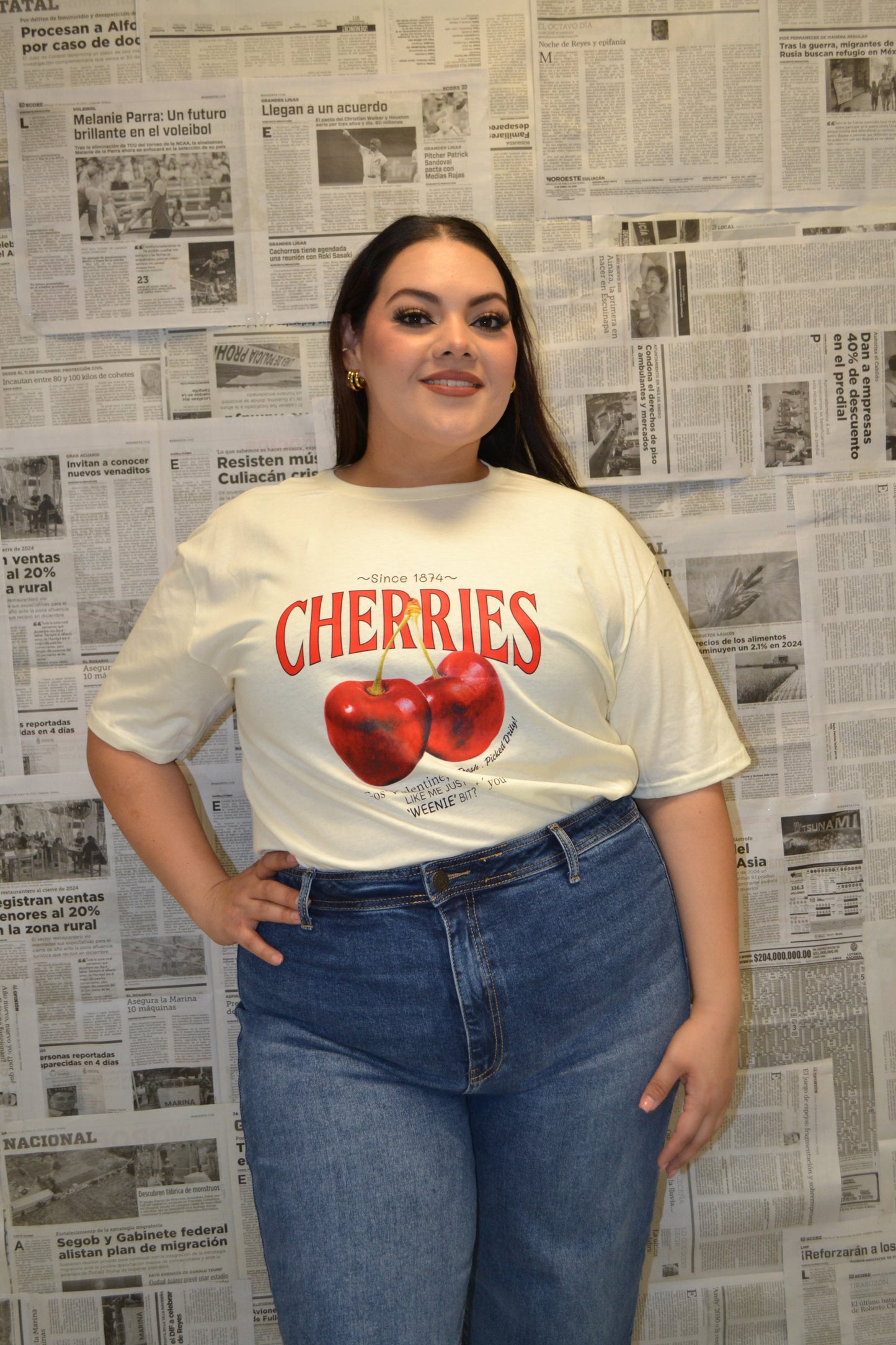 Camiseta Estampada Cherry