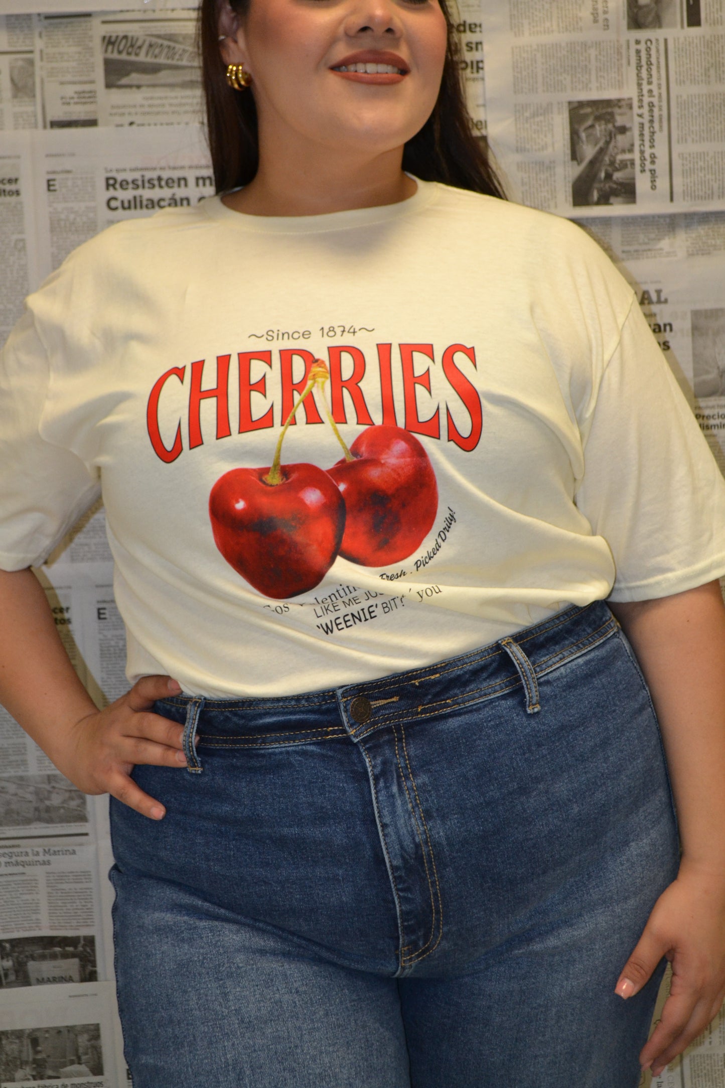 Camiseta Estampada Cherry