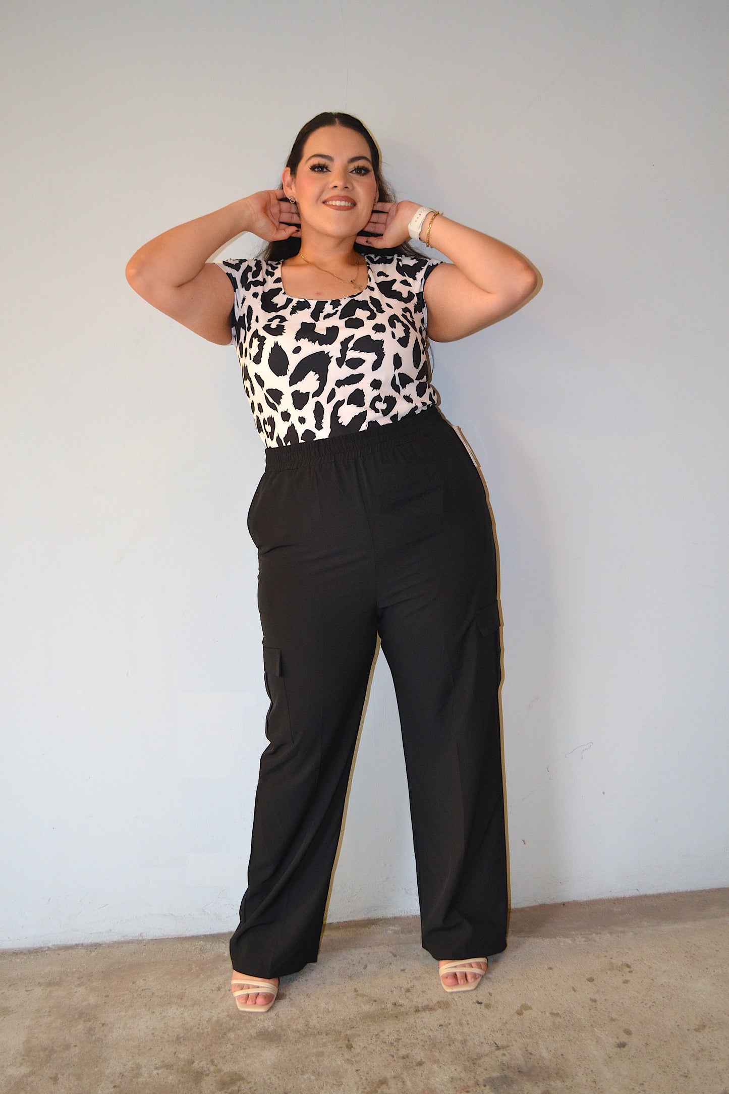 Blusa manga corta Estampada