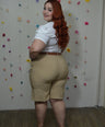 Short de vestir con cinto