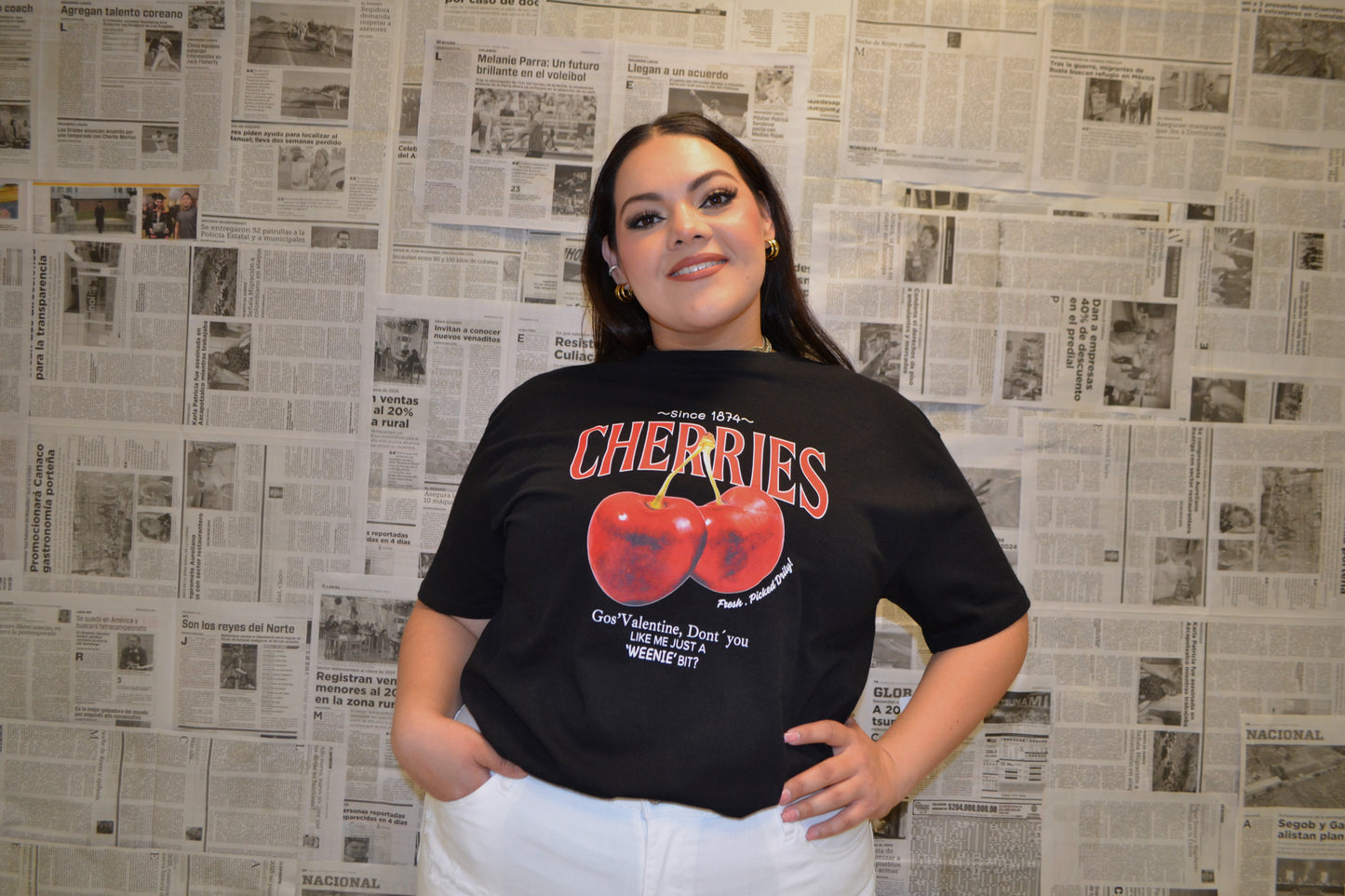 Camiseta Estampada Cherry