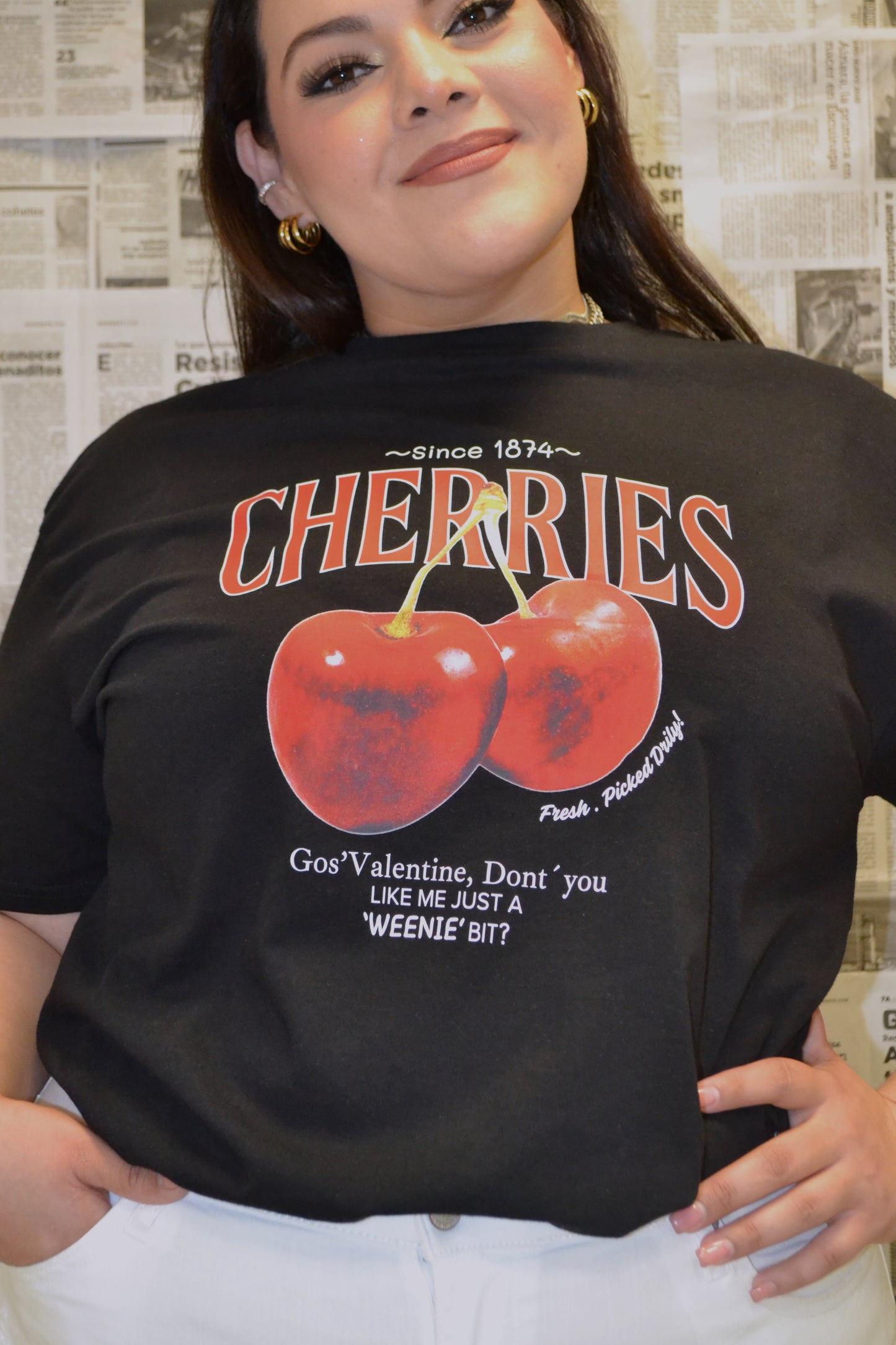 Camiseta Estampada Cherry