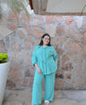 Set De Blusa Manga Larga  y Pantalón
