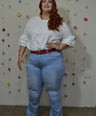 Jeans Flare Deslavado