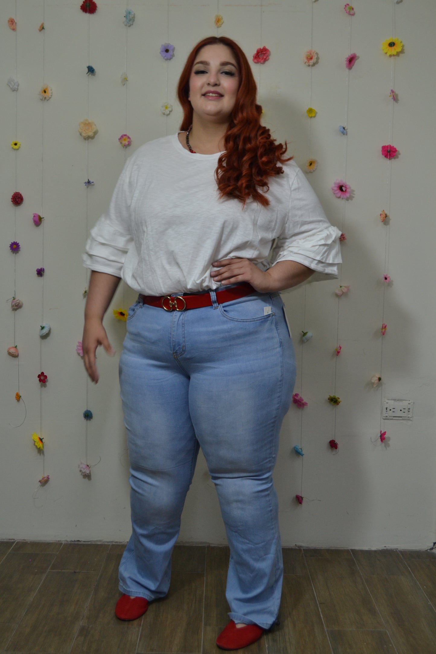 Jeans Flare Deslavado