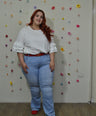 Jeans Flare Deslavado