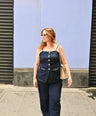 Set de Pantalon y Chaleco Mezclilla