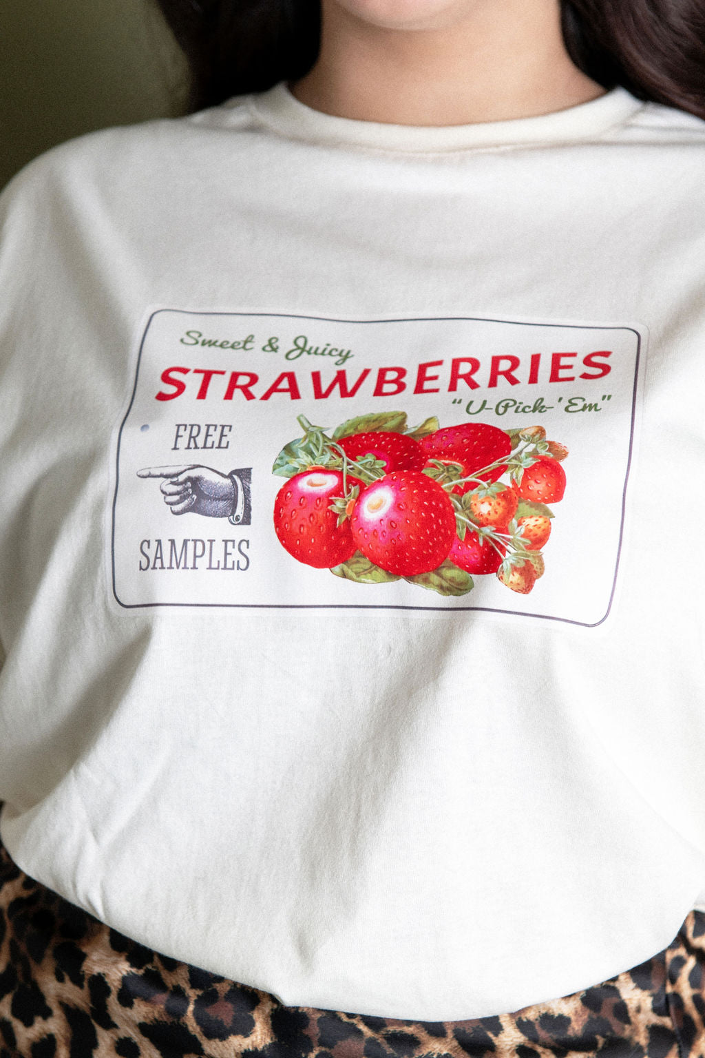 Camiseta Estampada Strawberries