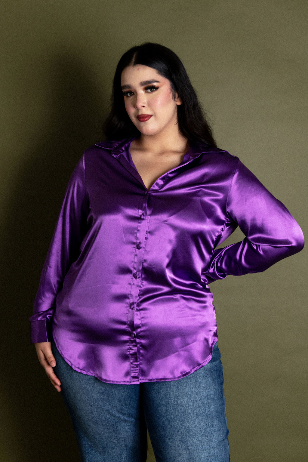 Blusa Samisera en Satin