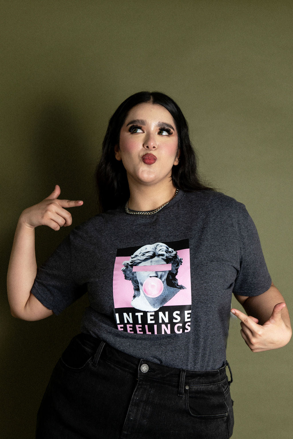 Camiseta Estampada Intense Feelings