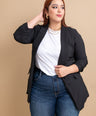 Blazer Liso Manga 3/4