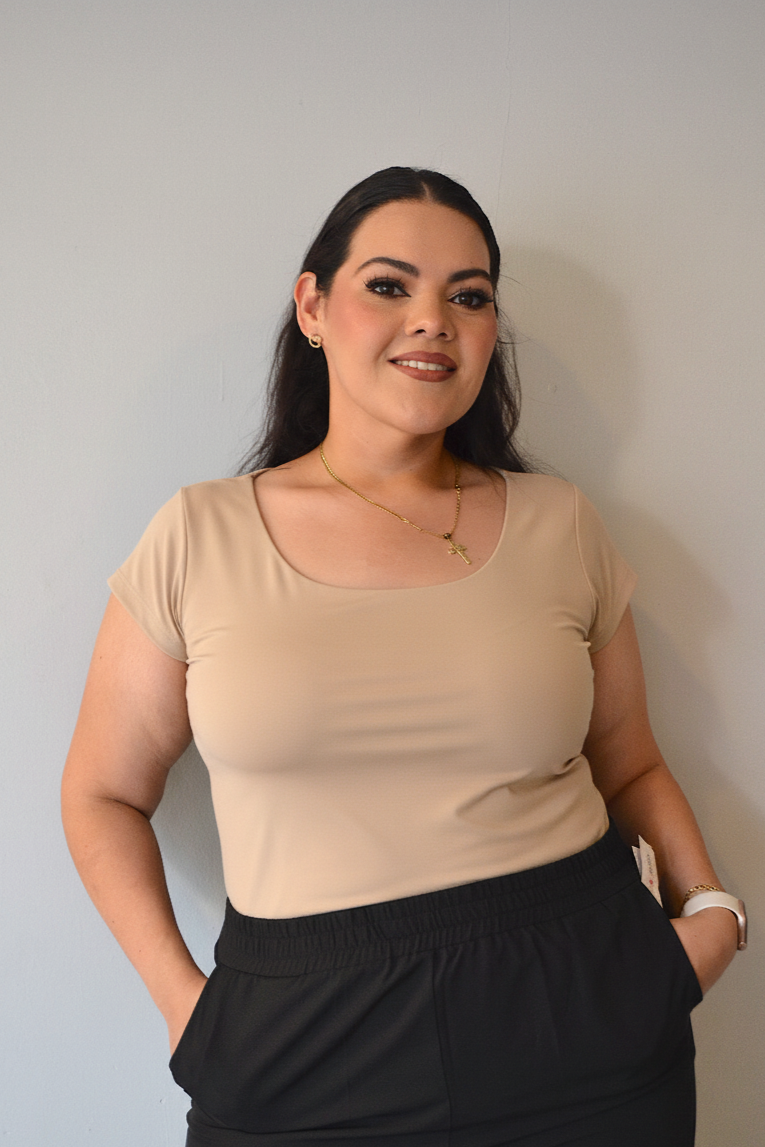 Blusa manga corta