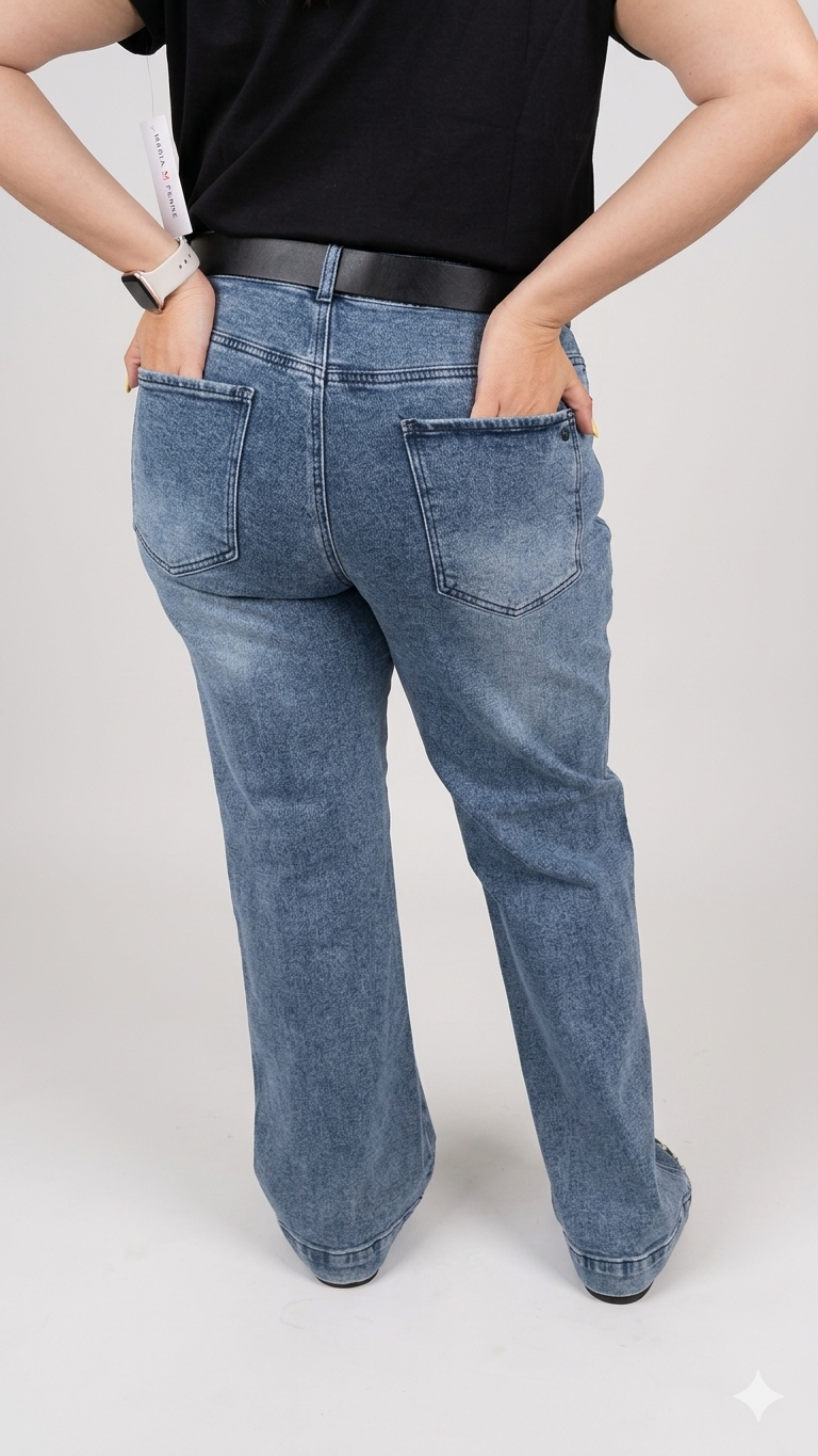 Jeans Mezclilla Wide