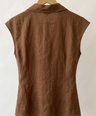 Blusa Manga Larga Cruzada con Escote