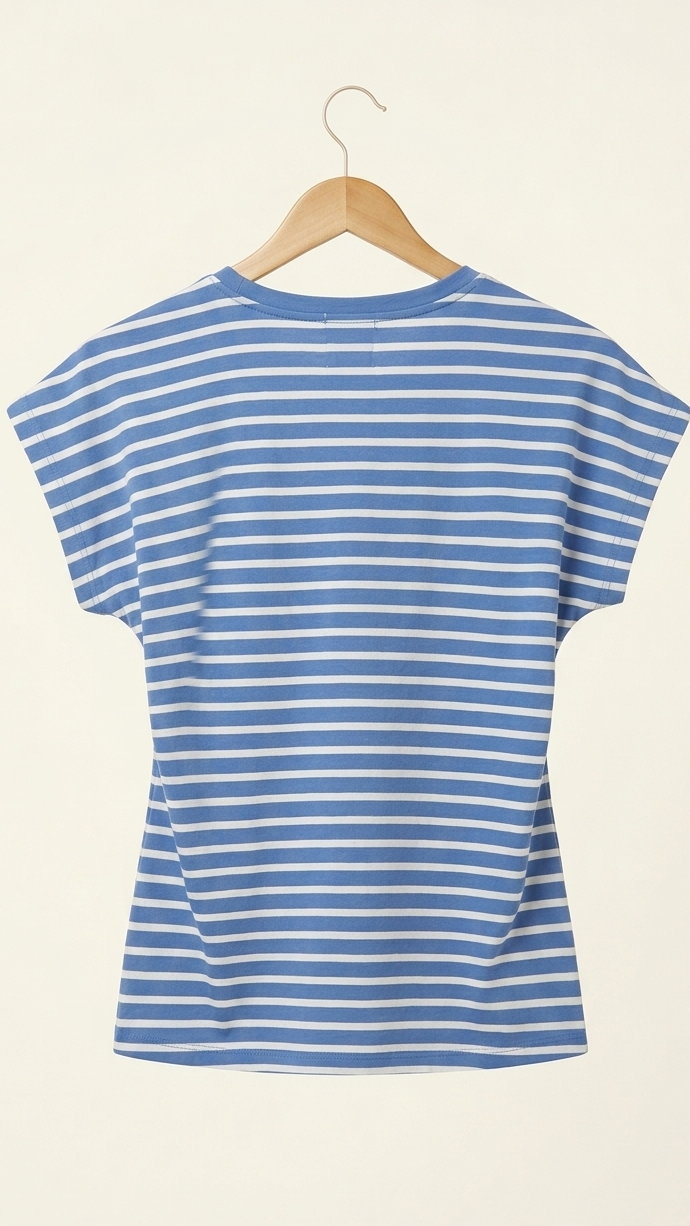 Blusa líneas con Lazo