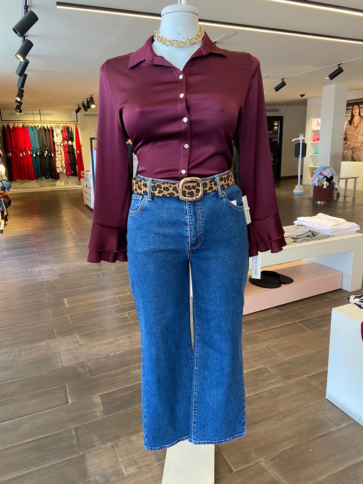 Blusa Camisera Satin