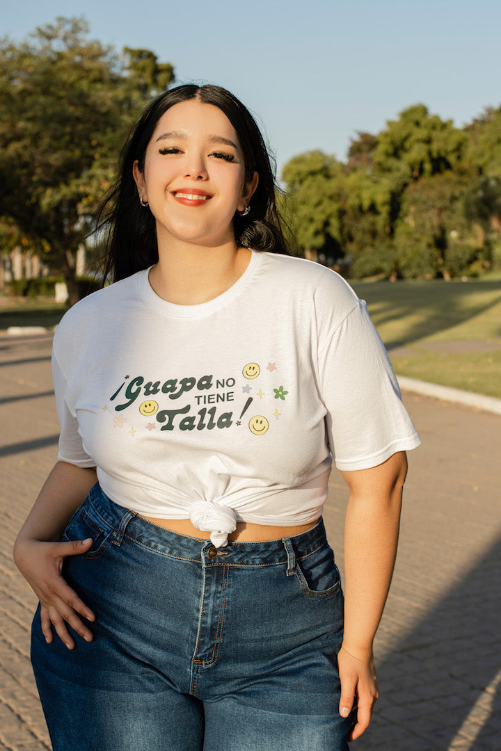 Camiseta Estampada Guapa No Tiene Talla