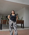 Pantalon De Vestir Estampado