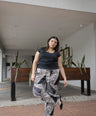 Pantalon De Vestir Estampado