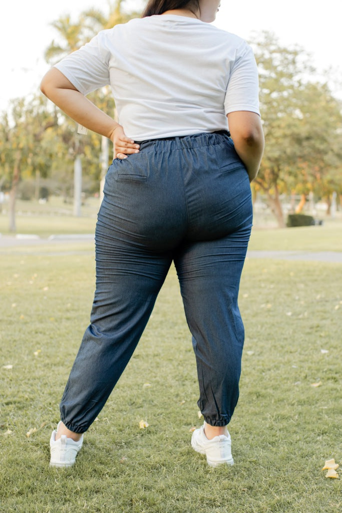 Pantalón de mezclilla jogger