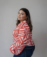 Blusa camisera Estampada