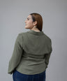Blusa camisera manga larga