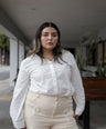 Blusa camisera manga larga
