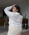 Blusa camisera manga larga