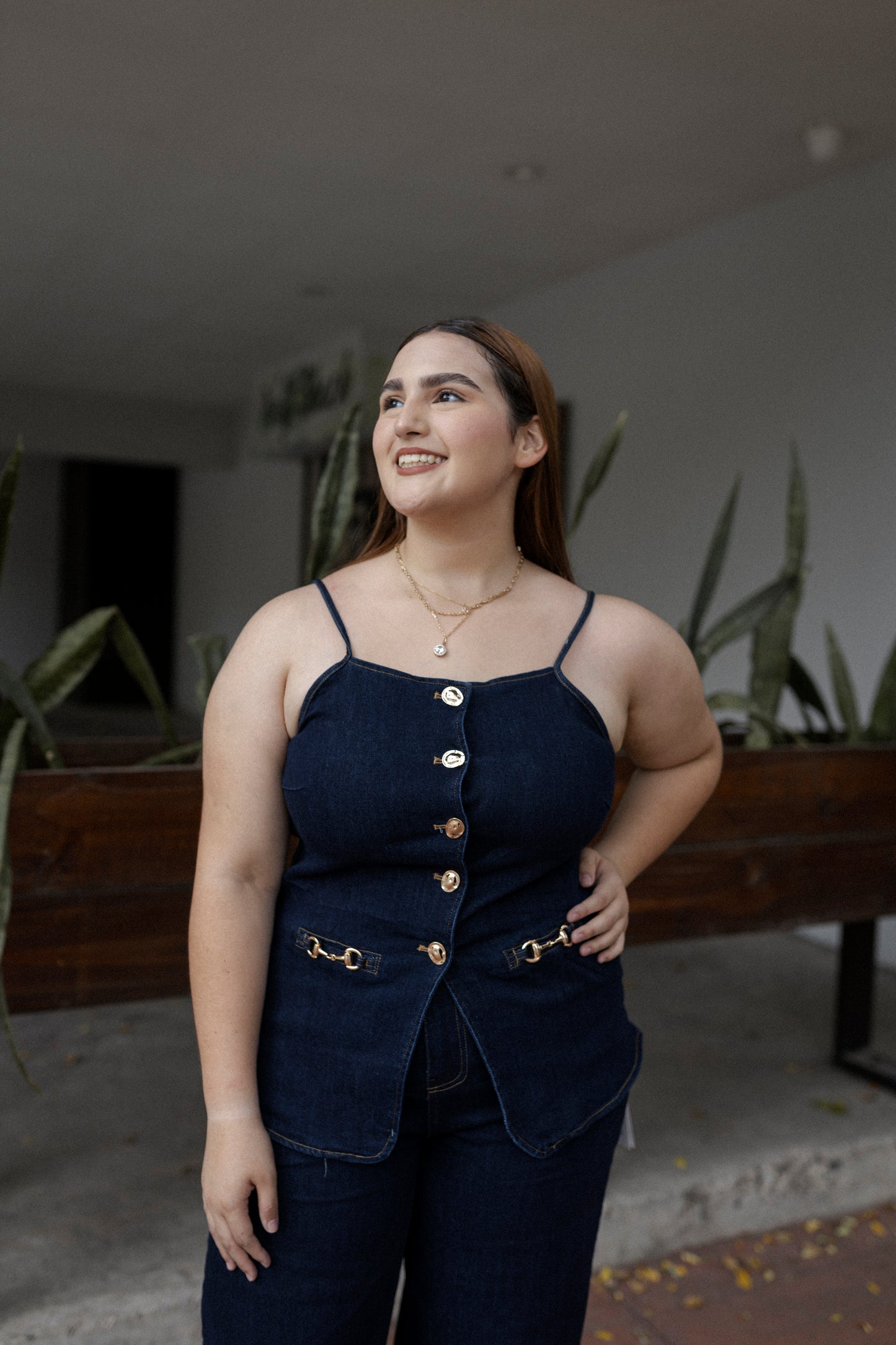 Set de Pantalon y Chaleco Mezclilla