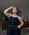 Set de Pantalon y Chaleco Mezclilla