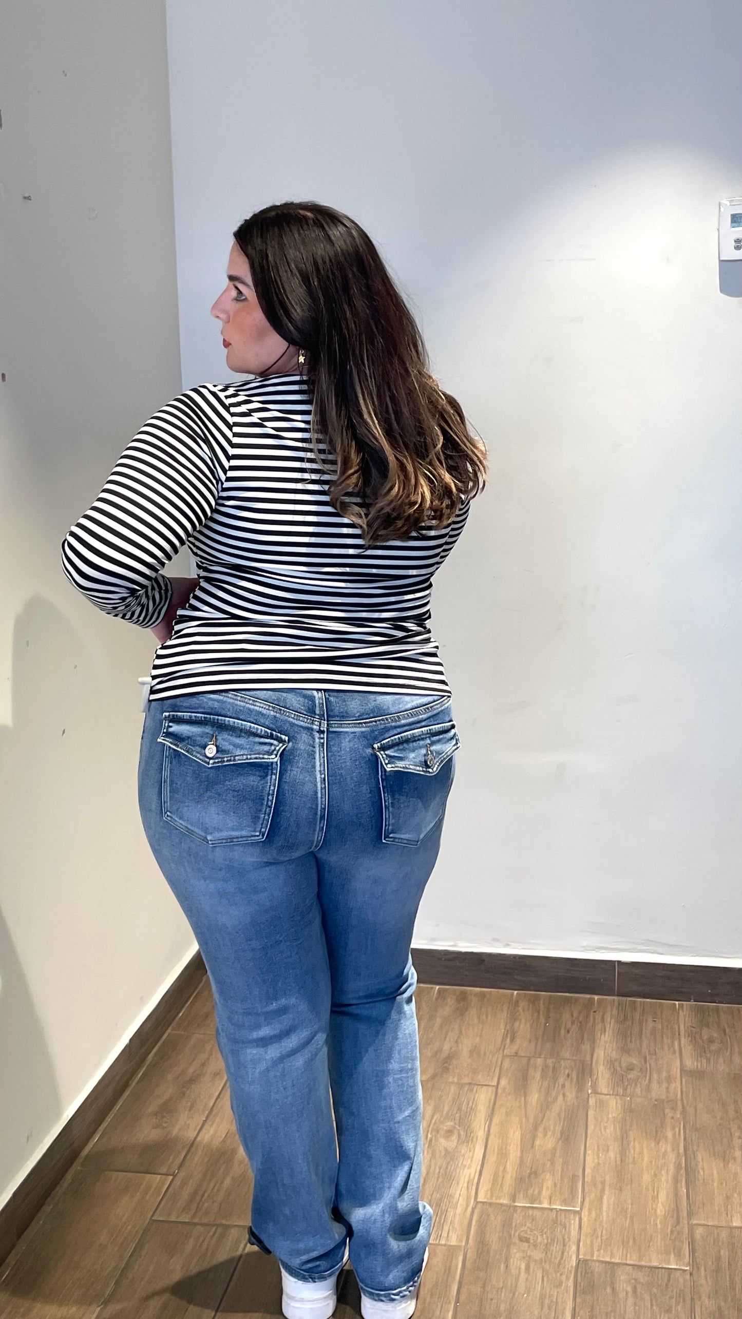 Blusa Manga Larga Lineas