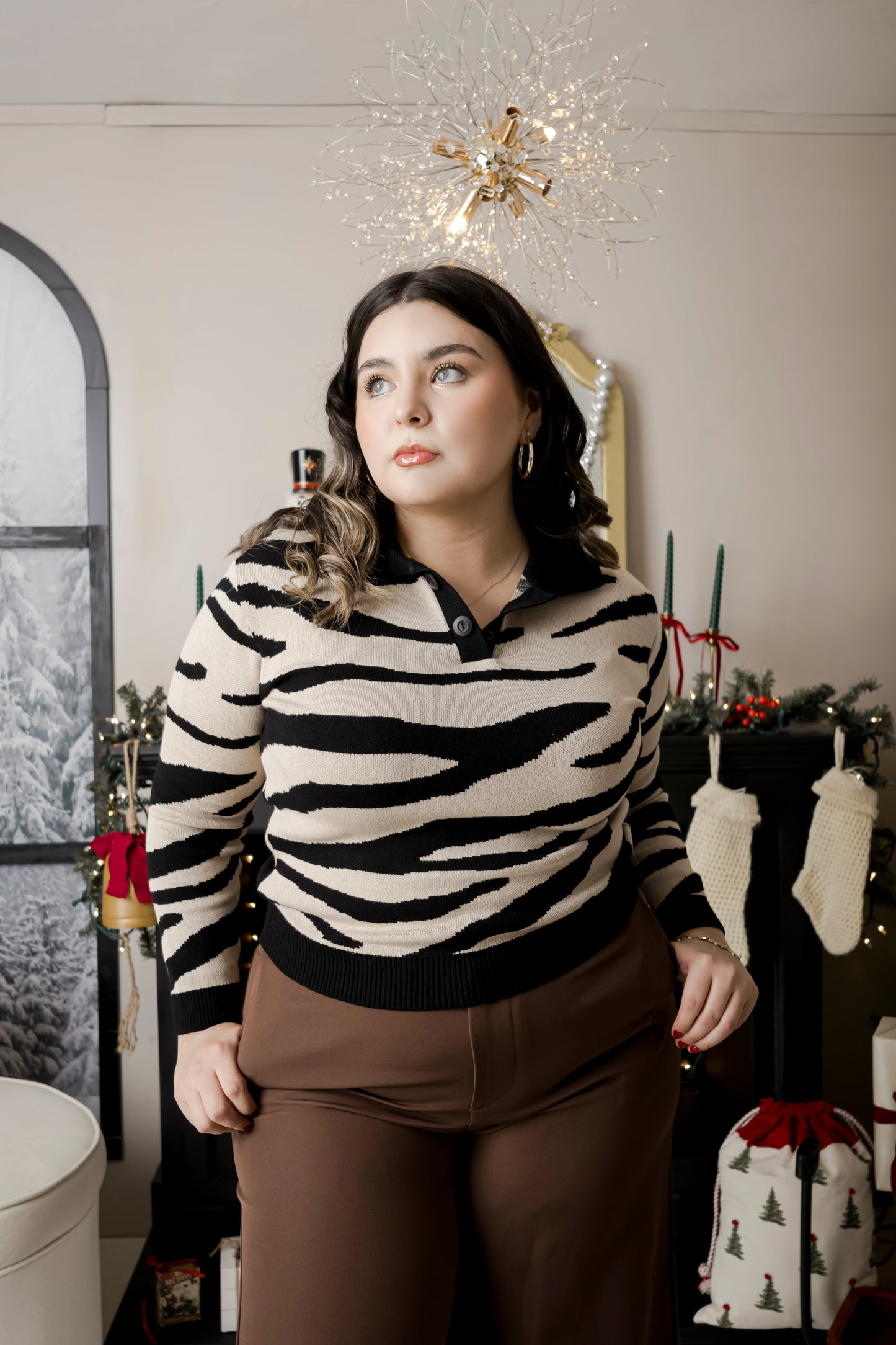 Suéter Tejido Estampado