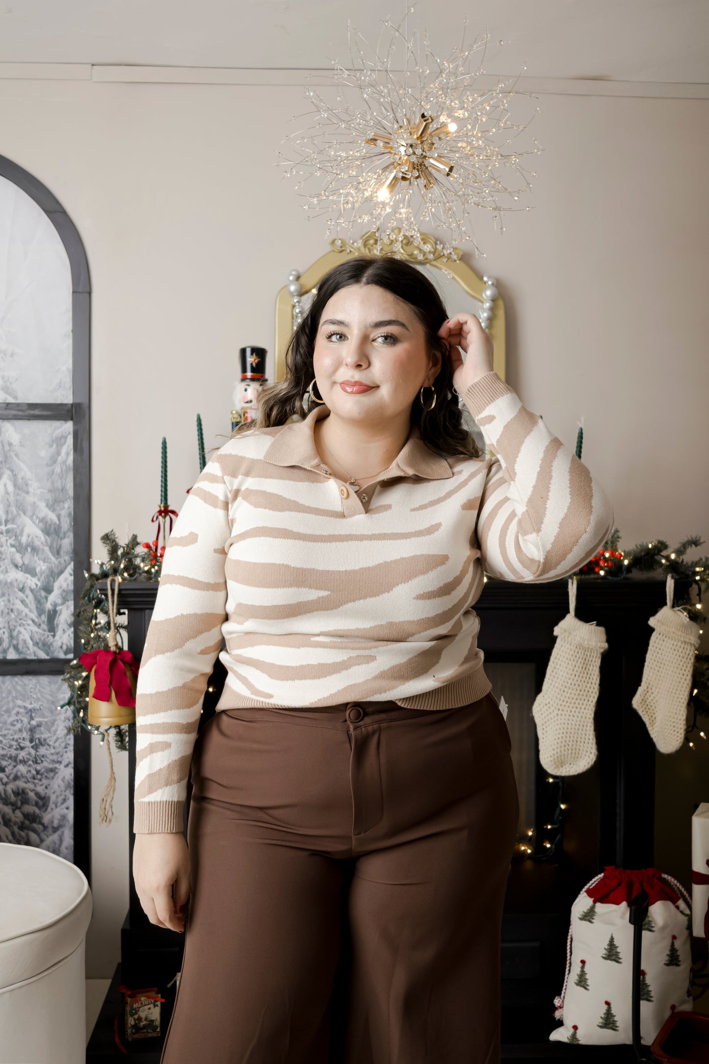 Suéter Tejido Estampado