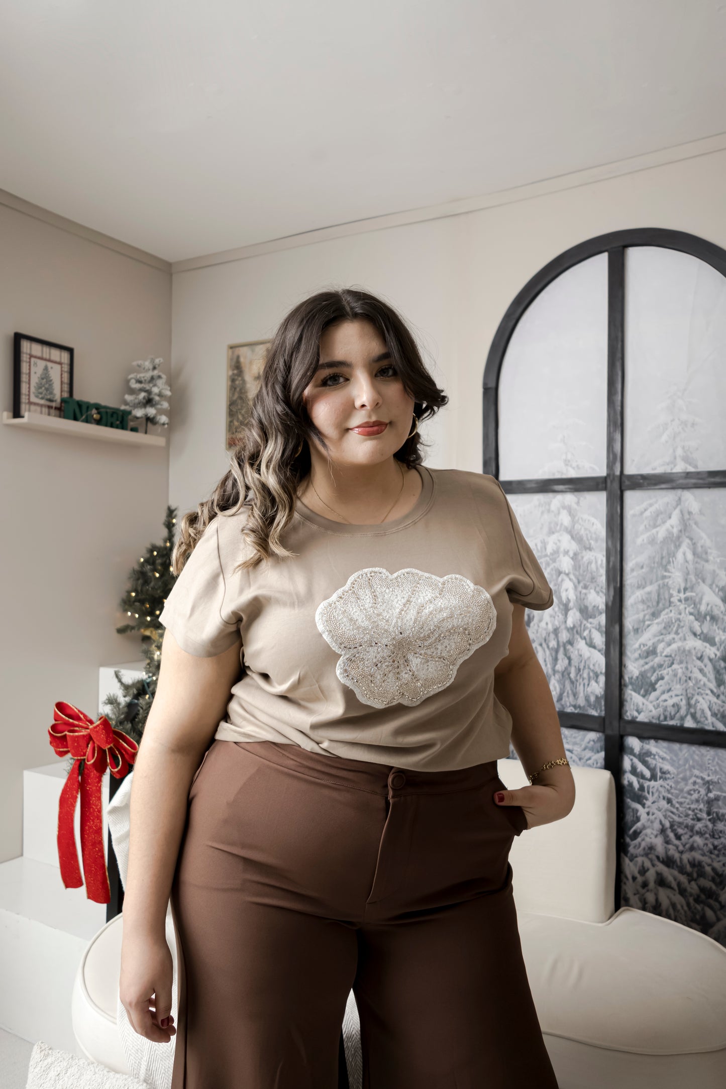 Camiseta Con Aplicaciones