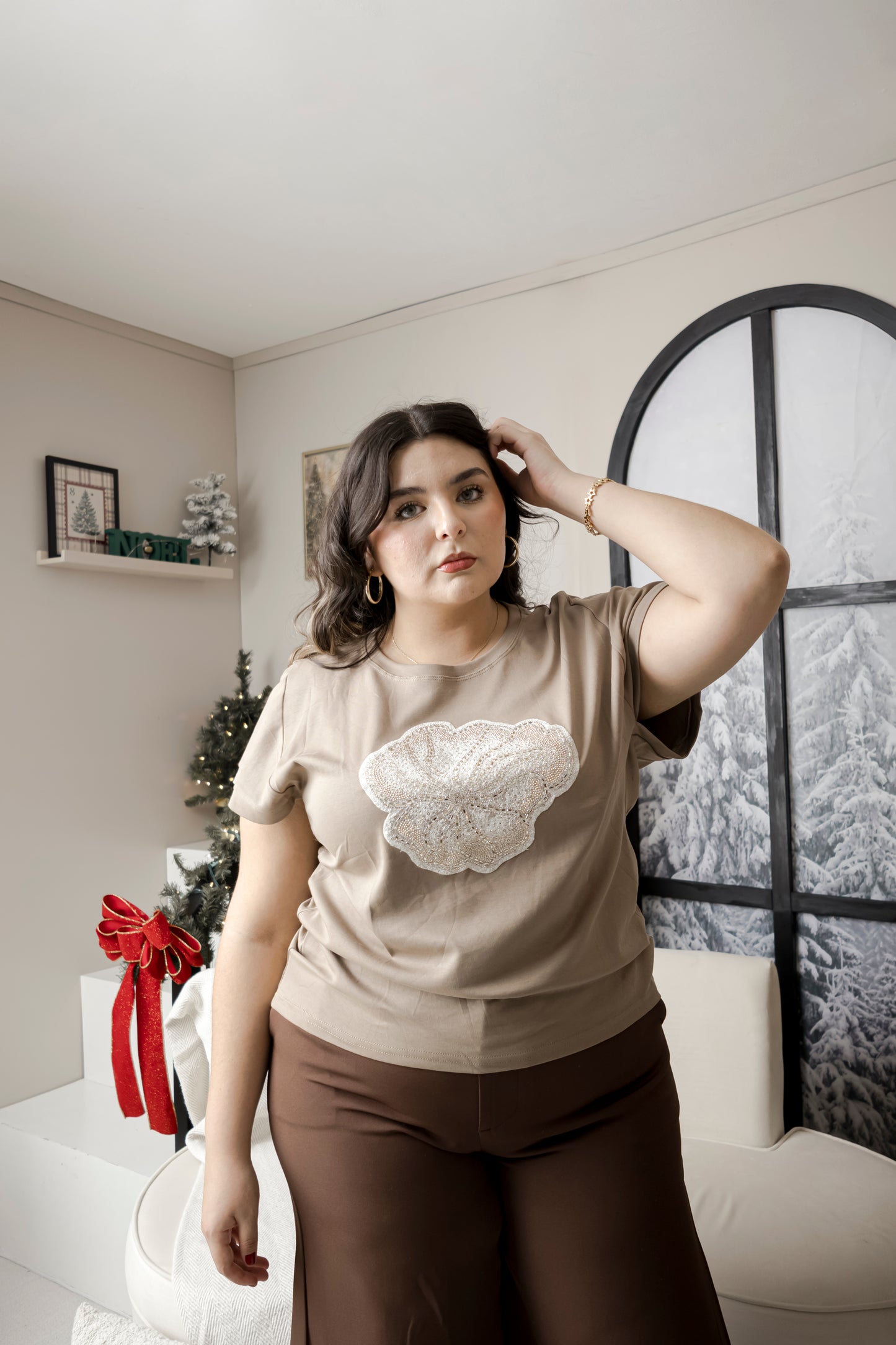 Camiseta Con Aplicaciones