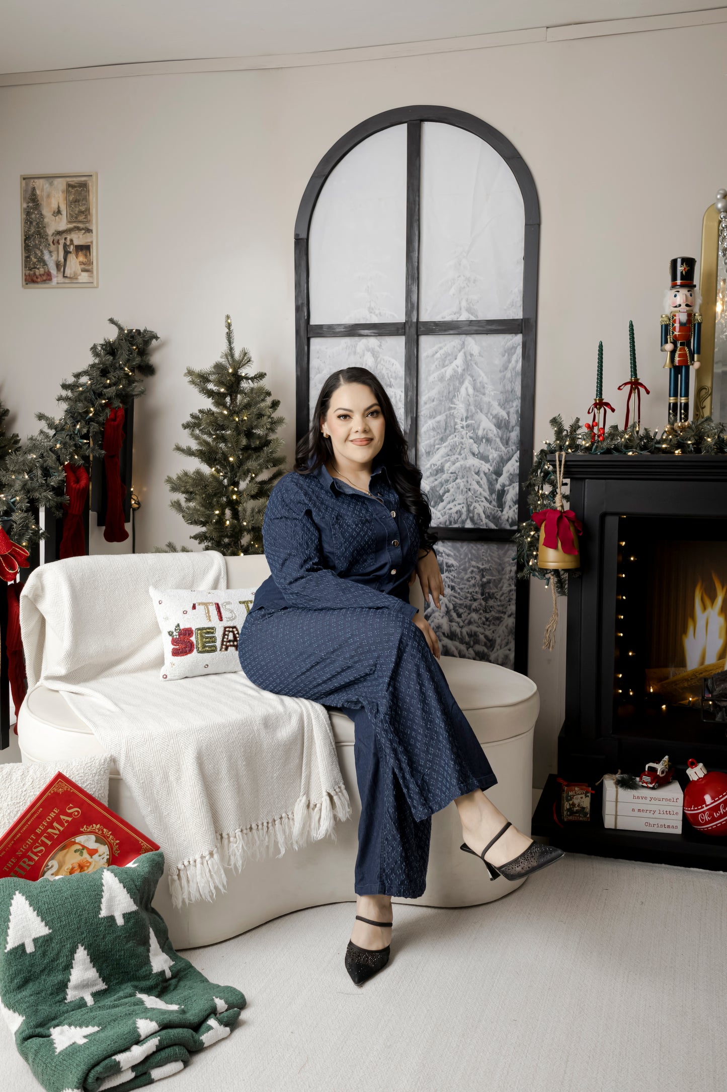 Set de Pantalon y Camisera Mezclilla