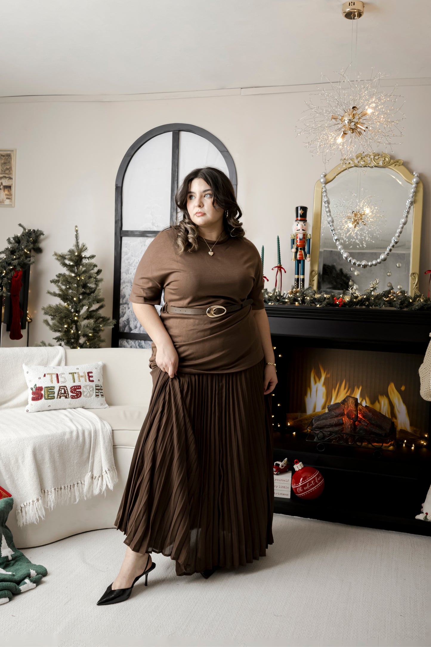 Maxi vestido Con Cinto