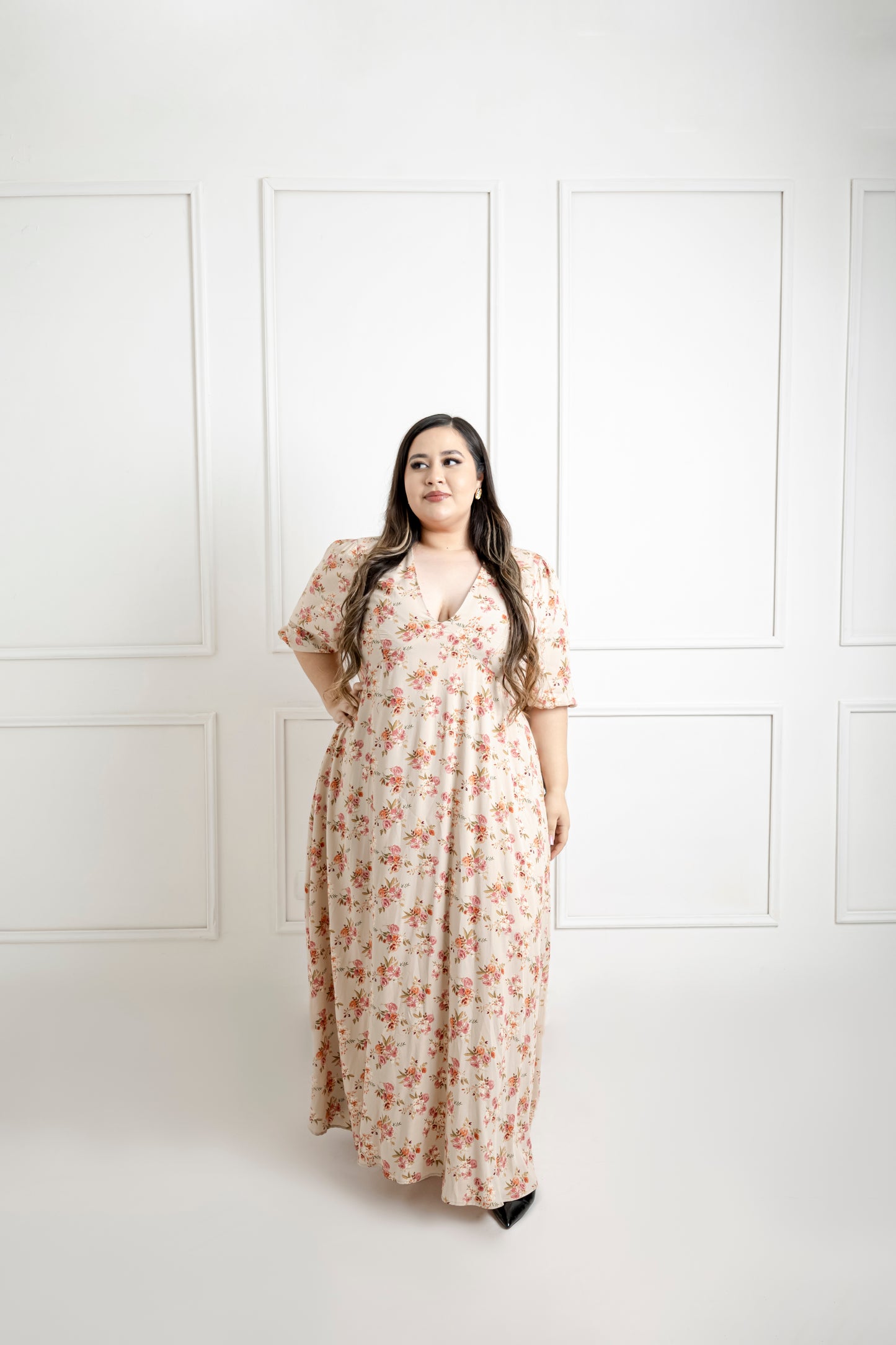 Vestido Estampado Largp