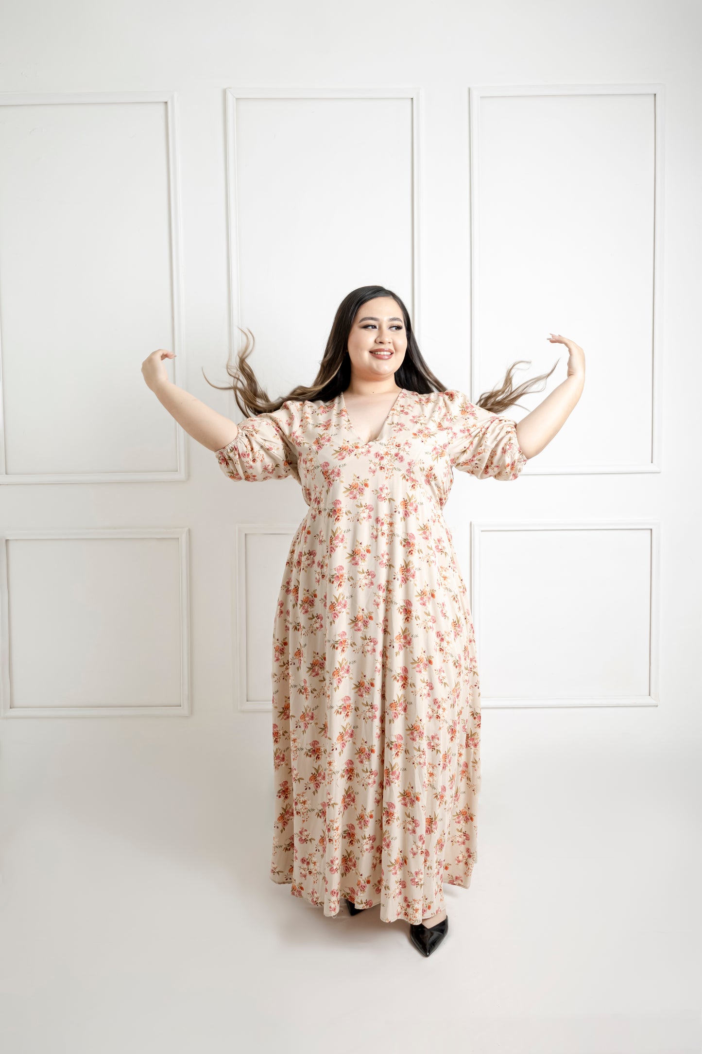 Vestido Estampado Largp