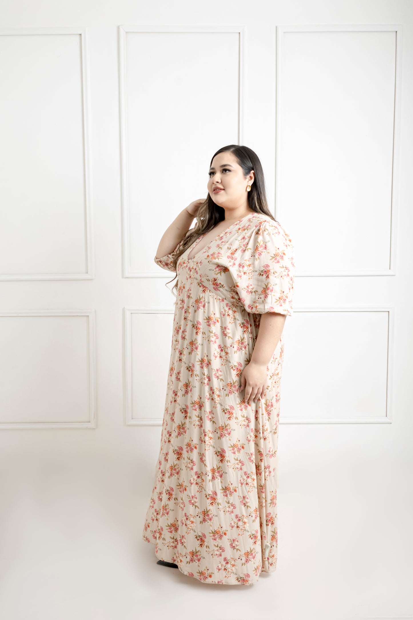 Vestido Estampado Largp