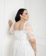 Vestido Midi Encaje
