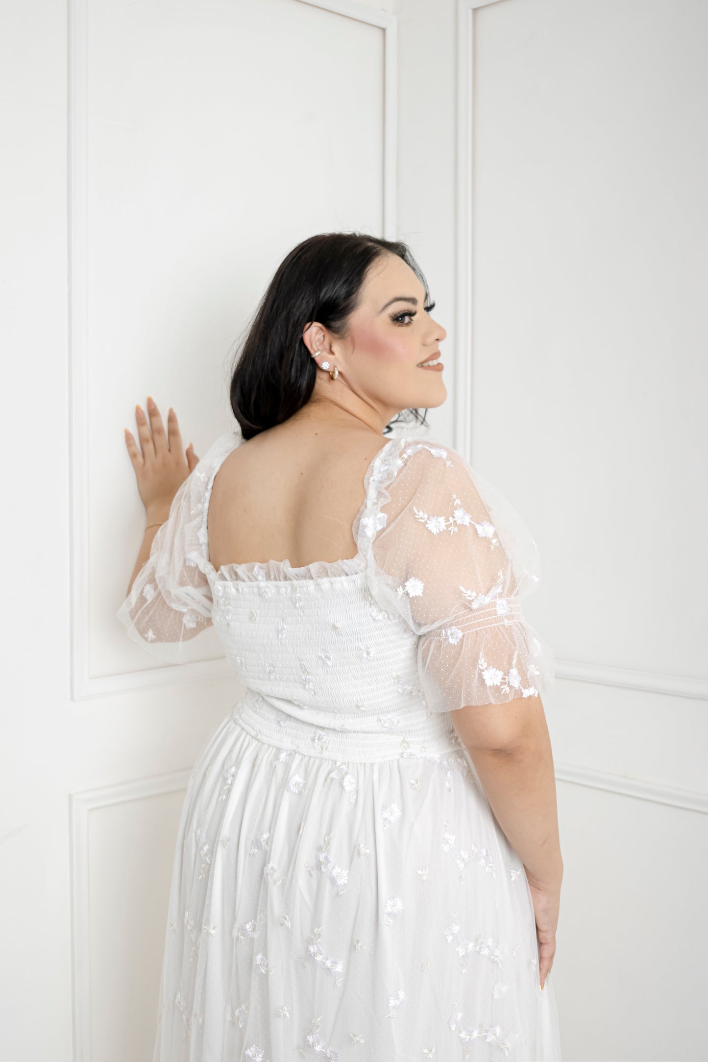 Vestido Midi Encaje