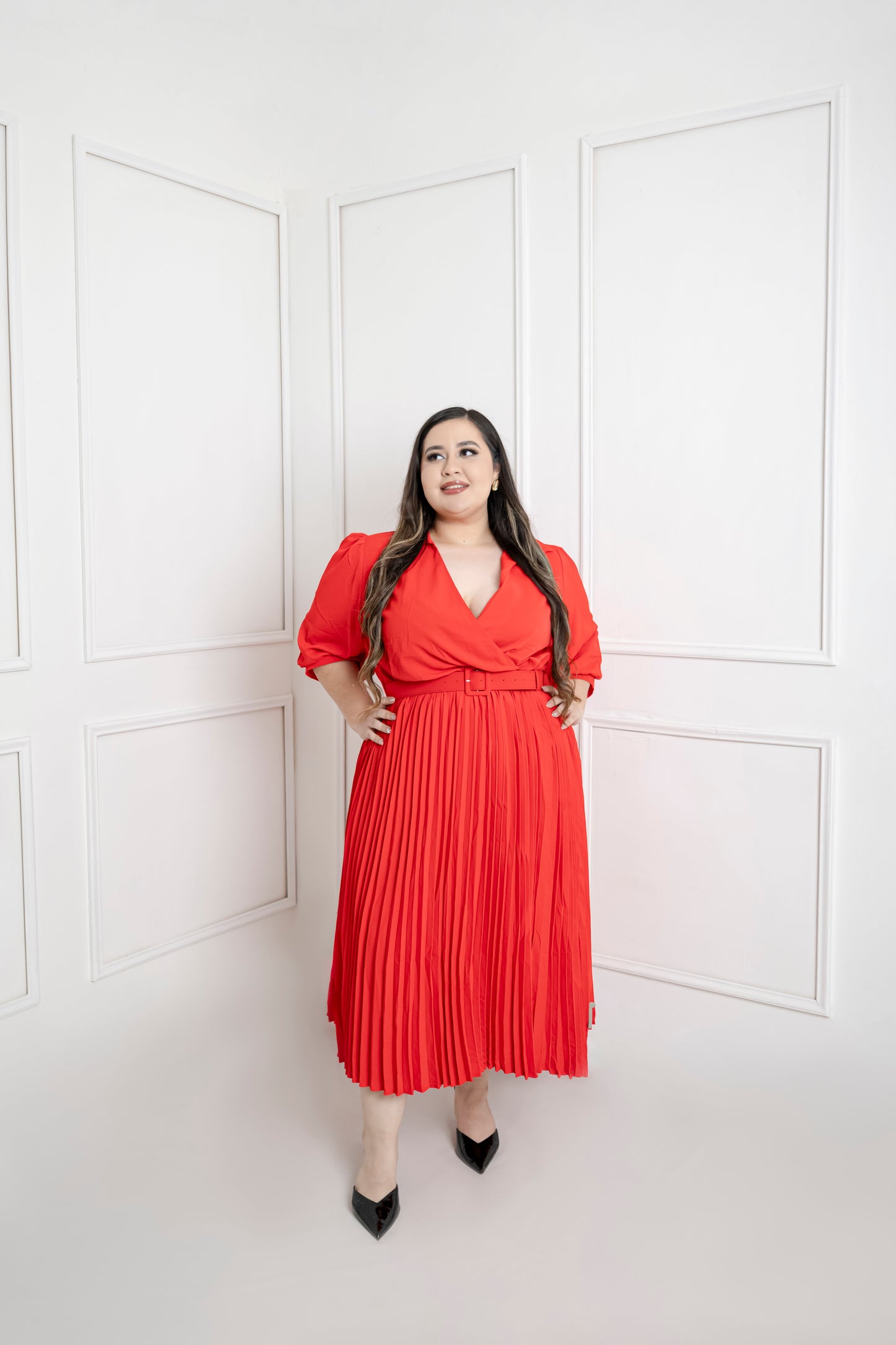 Vestido De Fiesta Plizado