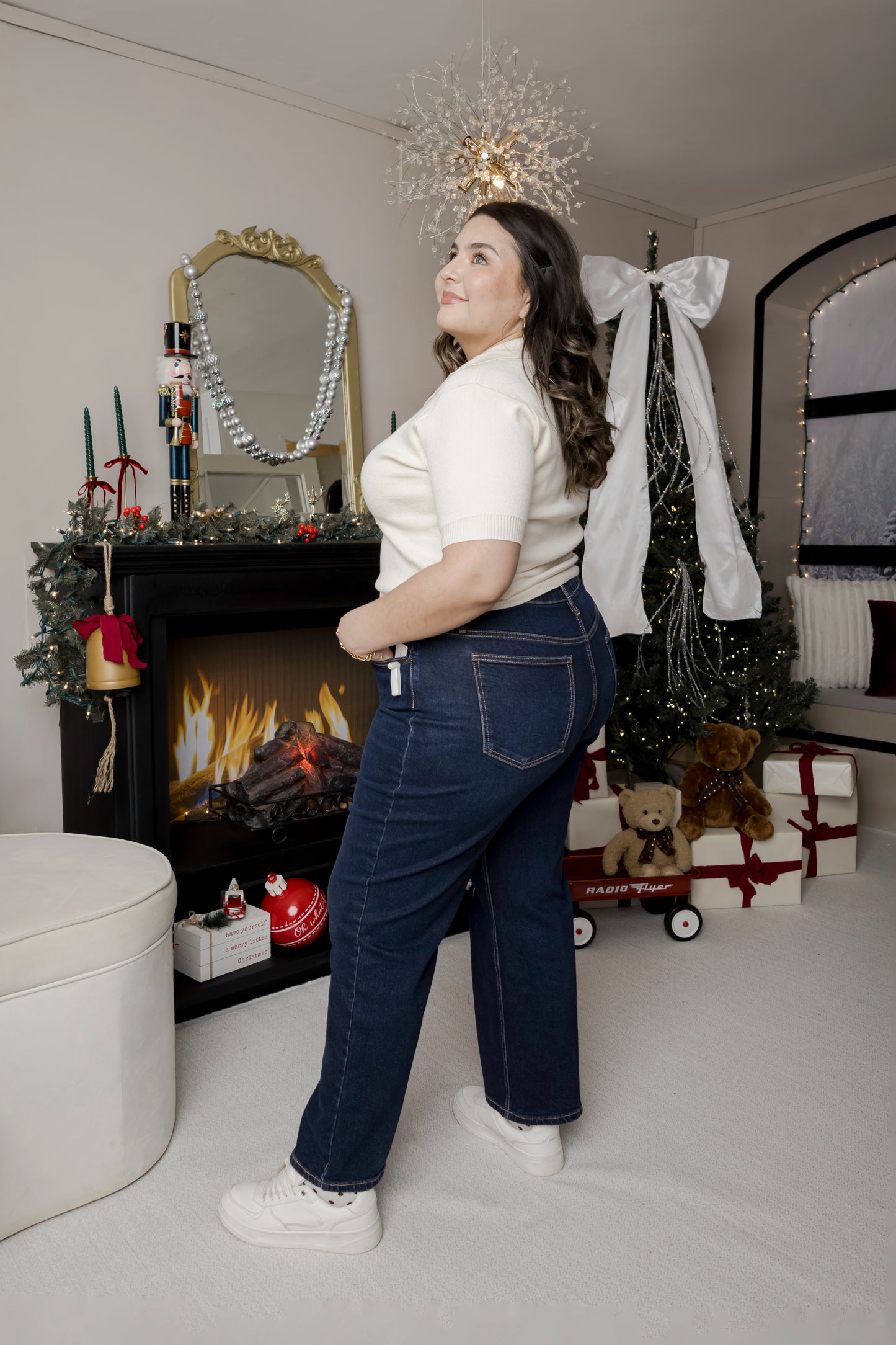 Blusa Tejida Con Cuello