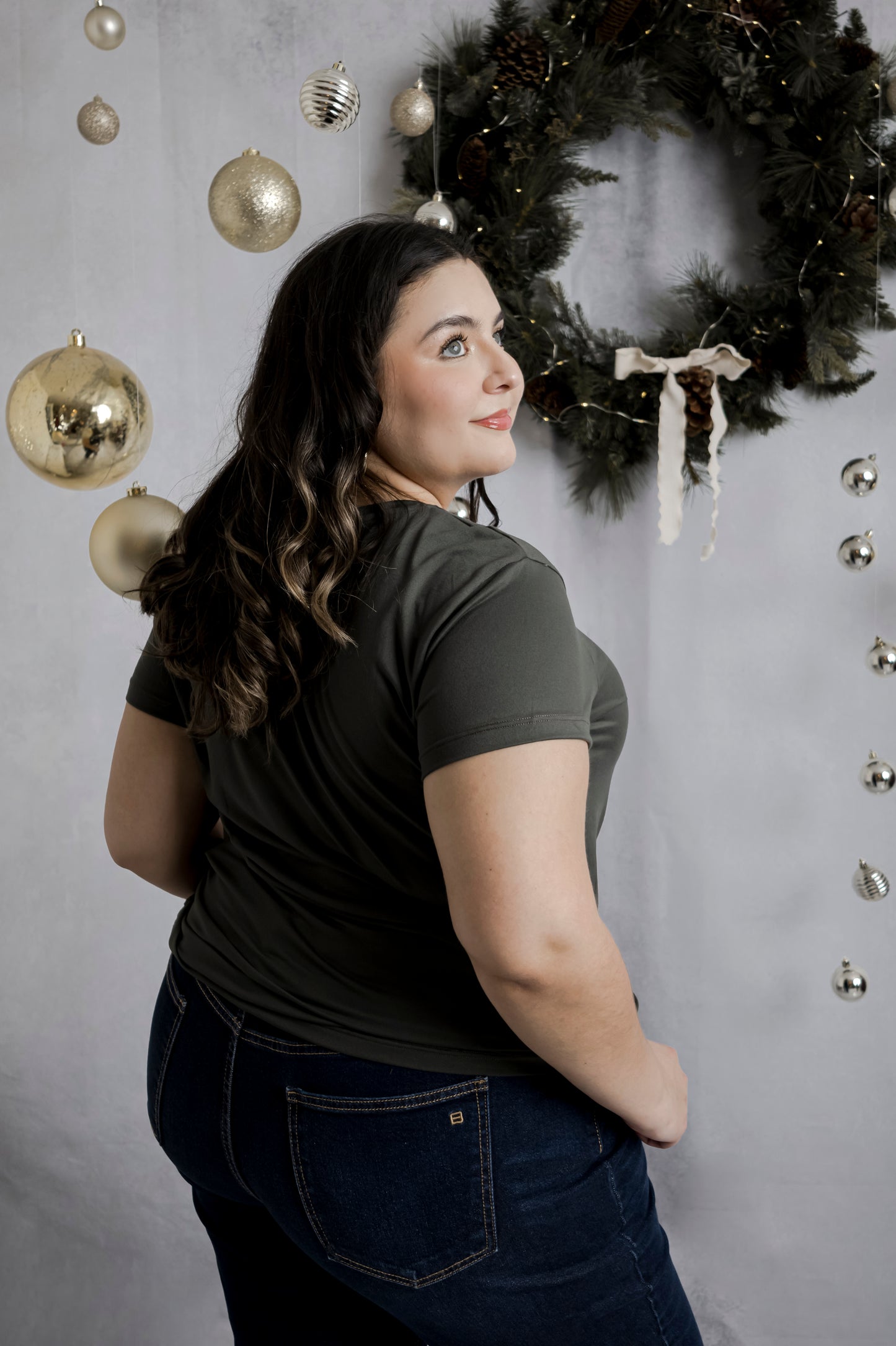 Blusa Básica Largo Perfecto Cuello Redondo